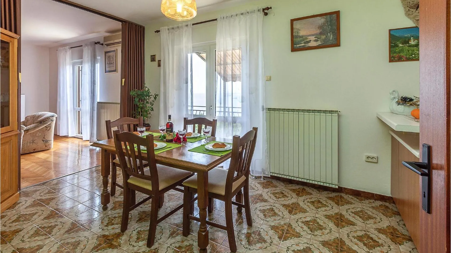 Lovely Apartment In Koromacno With House Sea View