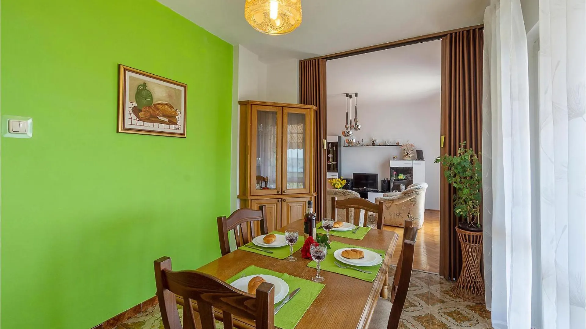 Lovely Apartment In Koromacno With House Sea View